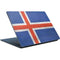 Iceland Flag Distressed Surface Laptop Skin